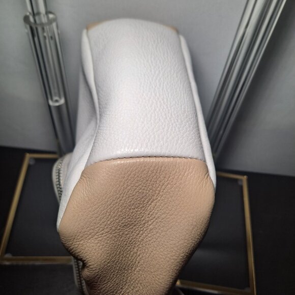 Vince Camuto Lenka colorblock leather crossbody bag in White Swan - Picture 15 of 16